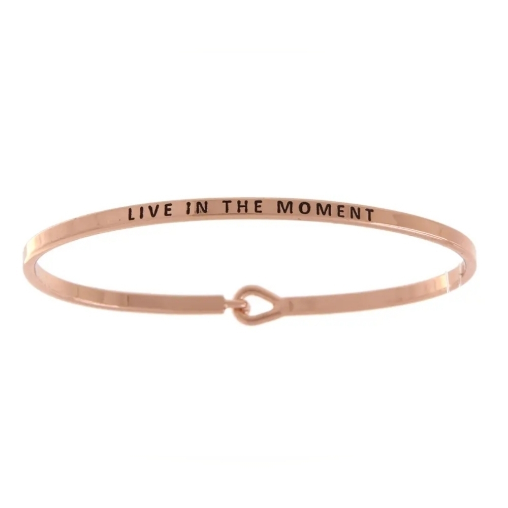 Live In The Moment Bangle NWOT